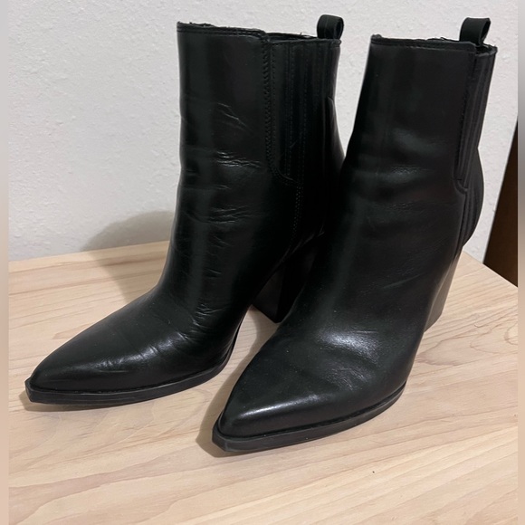 Marc Fisher Leather Boots - Picture 6 of 7